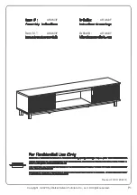 Walker Edison ARUM3F Assembly Instructions Manual preview