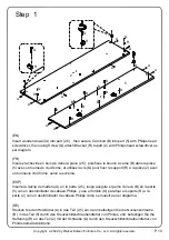 Preview for 10 page of Walker Edison ARWM3F Assembly Instructions Manual