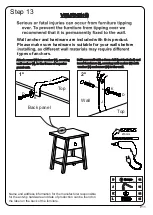 Preview for 11 page of Walker Edison ATB20NS Assembly Instruction Manual