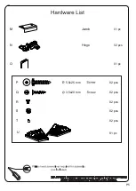 Preview for 5 page of Walker Edison B38L02D Assembly Instruction Manual