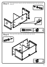 Preview for 8 page of Walker Edison B38L02D Assembly Instruction Manual