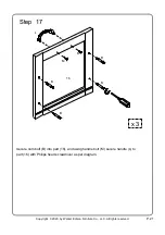 Preview for 21 page of Walker Edison B40WIL3DR Assembly Instructions Manual