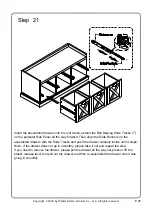 Preview for 25 page of Walker Edison B40WIL3DR Assembly Instructions Manual