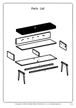 Preview for 3 page of Walker Edison B44DIAZ Assembly Instructions Manual