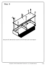 Preview for 12 page of Walker Edison B44DIAZ Assembly Instructions Manual