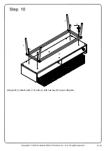 Preview for 14 page of Walker Edison B44DIAZ Assembly Instructions Manual