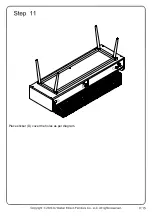 Preview for 15 page of Walker Edison B44DIAZ Assembly Instructions Manual