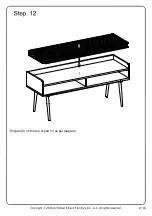 Preview for 16 page of Walker Edison B44DIAZ Assembly Instructions Manual