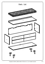 Предварительный просмотр 3 страницы Walker Edison B46MCMSB Assembly Instructions Manual