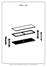 Предварительный просмотр 3 страницы Walker Edison B48AIEB Assembly Instructions Manual