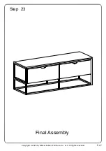 Предварительный просмотр 27 страницы Walker Edison B48ARB2DR Assembly Instructions Manual