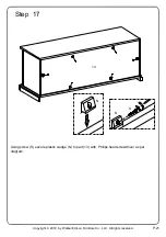 Предварительный просмотр 21 страницы Walker Edison B48SXDEB Assembly Instructions Manual