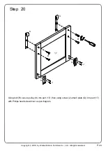 Предварительный просмотр 24 страницы Walker Edison B48SXDEB Assembly Instructions Manual