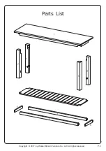 Preview for 3 page of Walker Edison B50CYSL Assembly Instructions Manual