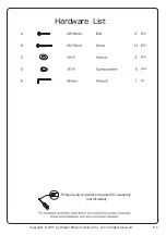 Preview for 4 page of Walker Edison B50CYSL Assembly Instructions Manual