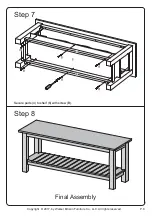 Preview for 8 page of Walker Edison B50CYSL Assembly Instructions Manual