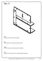 Предварительный просмотр 17 страницы Walker Edison BDBADME Assembly Instructions Manual