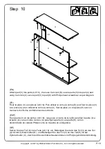 Предварительный просмотр 19 страницы Walker Edison BDBADME Assembly Instructions Manual