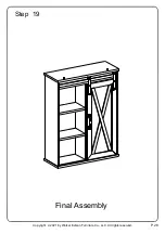 Предварительный просмотр 28 страницы Walker Edison BDBADME Assembly Instructions Manual