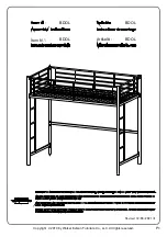 Walker Edison BDOL Assembly Instructions Manual предпросмотр