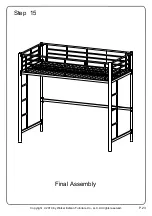 Preview for 23 page of Walker Edison BDOL Assembly Instructions Manual