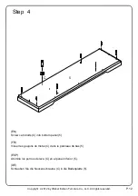 Предварительный просмотр 12 страницы Walker Edison Beaverhead Espresso Highboy W70C32 Assembly Instructions Manual