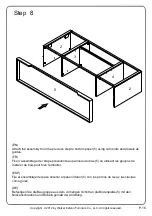 Предварительный просмотр 16 страницы Walker Edison Beaverhead Espresso Highboy W70C32 Assembly Instructions Manual