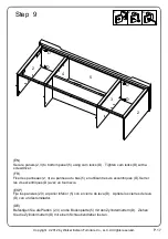 Предварительный просмотр 17 страницы Walker Edison Beaverhead Espresso Highboy W70C32 Assembly Instructions Manual