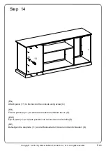 Предварительный просмотр 22 страницы Walker Edison Beaverhead Espresso Highboy W70C32 Assembly Instructions Manual