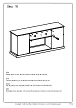 Предварительный просмотр 24 страницы Walker Edison Beaverhead Espresso Highboy W70C32 Assembly Instructions Manual