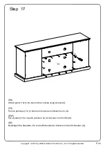 Предварительный просмотр 25 страницы Walker Edison Beaverhead Espresso Highboy W70C32 Assembly Instructions Manual