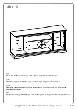 Предварительный просмотр 27 страницы Walker Edison Beaverhead Espresso Highboy W70C32 Assembly Instructions Manual