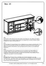 Предварительный просмотр 31 страницы Walker Edison Beaverhead Espresso Highboy W70C32 Assembly Instructions Manual