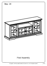 Предварительный просмотр 32 страницы Walker Edison Beaverhead Espresso Highboy W70C32 Assembly Instructions Manual