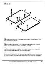 Preview for 15 page of Walker Edison BEC52SB Assembly Instructions Manual