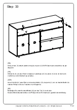 Предварительный просмотр 43 страницы Walker Edison BEC52SB Assembly Instructions Manual