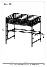 Предварительный просмотр 13 страницы Walker Edison BLWS Assembly Instructions Manual