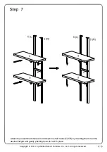 Предварительный просмотр 15 страницы Walker Edison BLWS Assembly Instructions Manual