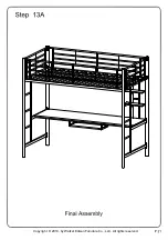 Предварительный просмотр 21 страницы Walker Edison BLWS Assembly Instructions Manual