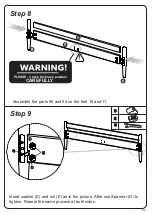 Предварительный просмотр 9 страницы Walker Edison BQATT Assembly Instructions Manual