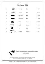 Preview for 3 page of Walker Edison BQMP Assembly Instructions Manual