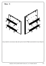 Preview for 9 page of Walker Edison BR25LINNS Assembly Instructions Manual