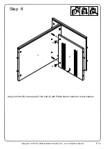 Preview for 12 page of Walker Edison BR25LINNS Assembly Instructions Manual