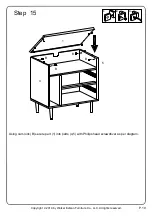 Preview for 19 page of Walker Edison BR25LINNS Assembly Instructions Manual