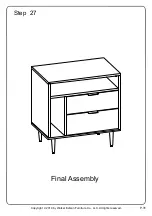 Preview for 31 page of Walker Edison BR25LINNS Assembly Instructions Manual