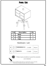 Preview for 3 page of Walker Edison BR25MC2D Assembly Instructions