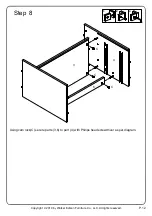 Предварительный просмотр 12 страницы Walker Edison BR2DCLNS Assembly Instructions Manual