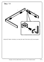 Предварительный просмотр 18 страницы Walker Edison BR2DCLNS Assembly Instructions Manual