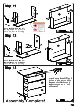 Preview for 10 page of Walker Edison BR3DSLDR Assembly Instructions Manual