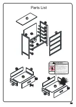 Preview for 3 page of Walker Edison BR4DLYDDR Assembly Instructions Manual